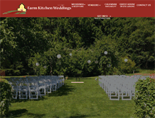 Tablet Screenshot of farmkitchenweddings.com